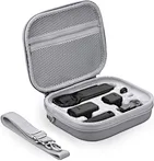 Carrying bag, battery handle and charger.Comes with a detachable shoulder strap for multiple carrying options. Comes with a detachable shoulder strap for multiple carrying options.  The bag is overall compact.